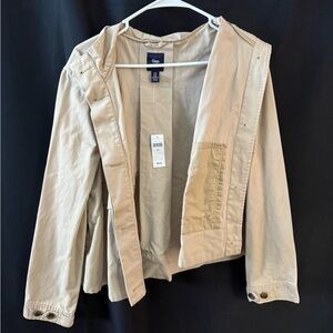 GAP Women's Utility Jacket in Beige